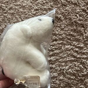 1995 Coca Cola White Polar Bear Plush Toy
